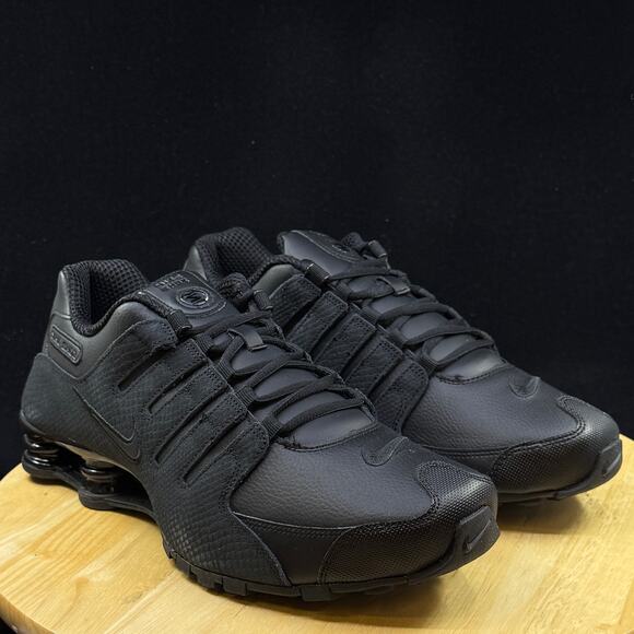 Nike Shox NZ Shoes Triple Black 378341-001 Men\'s Size 10.5 NEW Sneakers main image 5